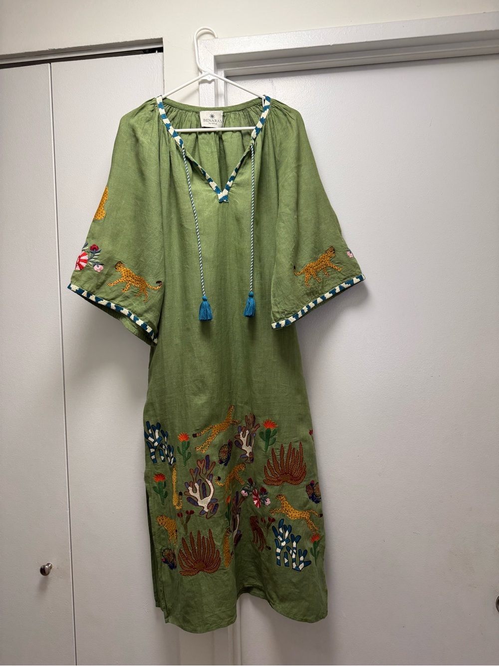 Congo Veronica Dress - Green. Size M